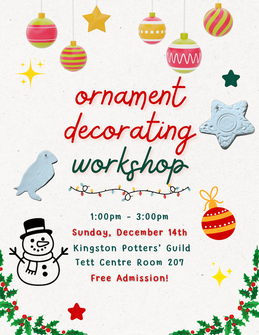 ornament decorating poster 2025 Ornament decorating poster 2025